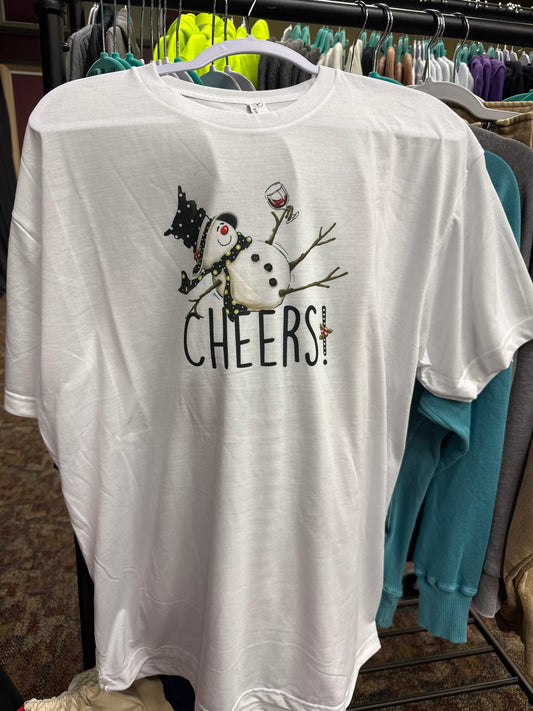 Tipsy Snowman Tshirt